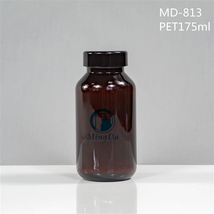 amber plastic bottles